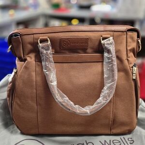 Sarah Wells Brown Tote Bag